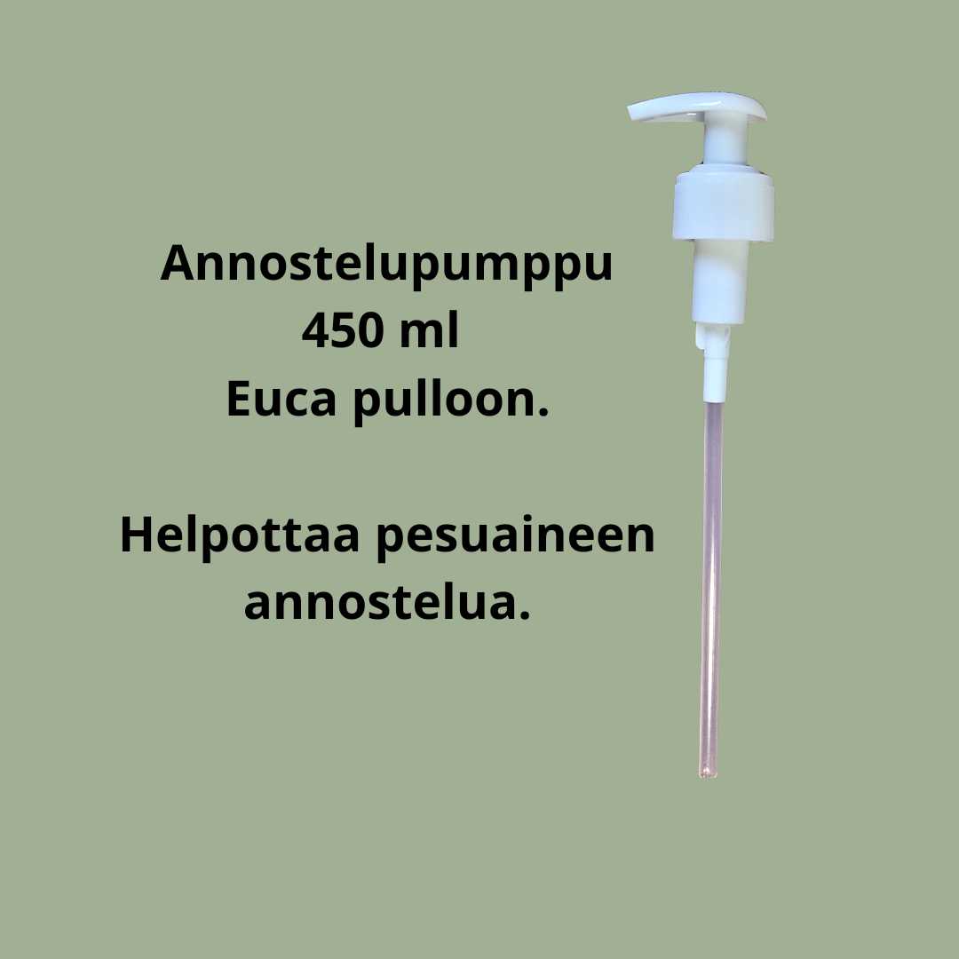 Pesuainepumppu 450 ml Euca pulloon