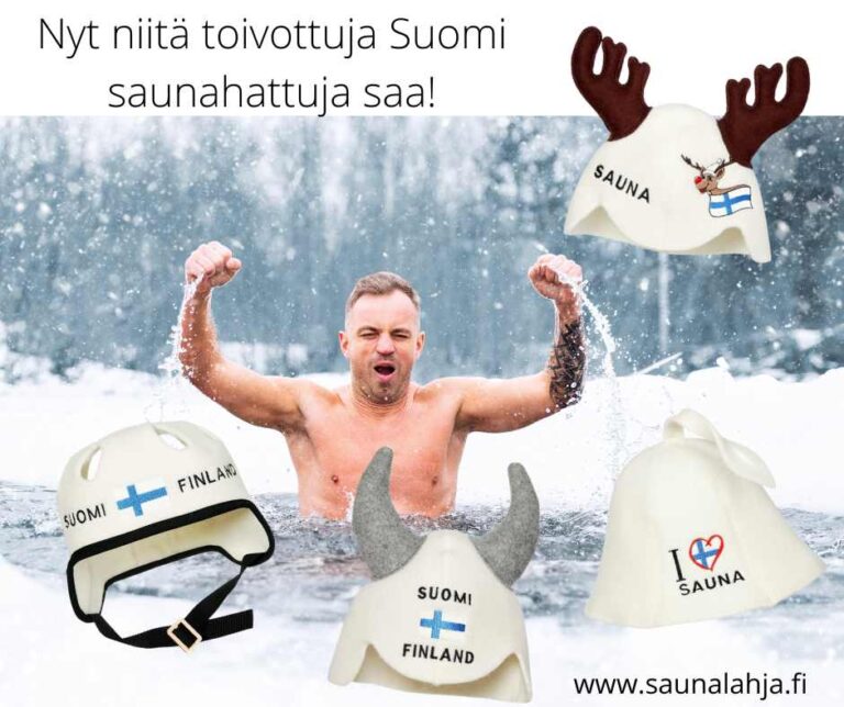 Suomi poro saunahattu