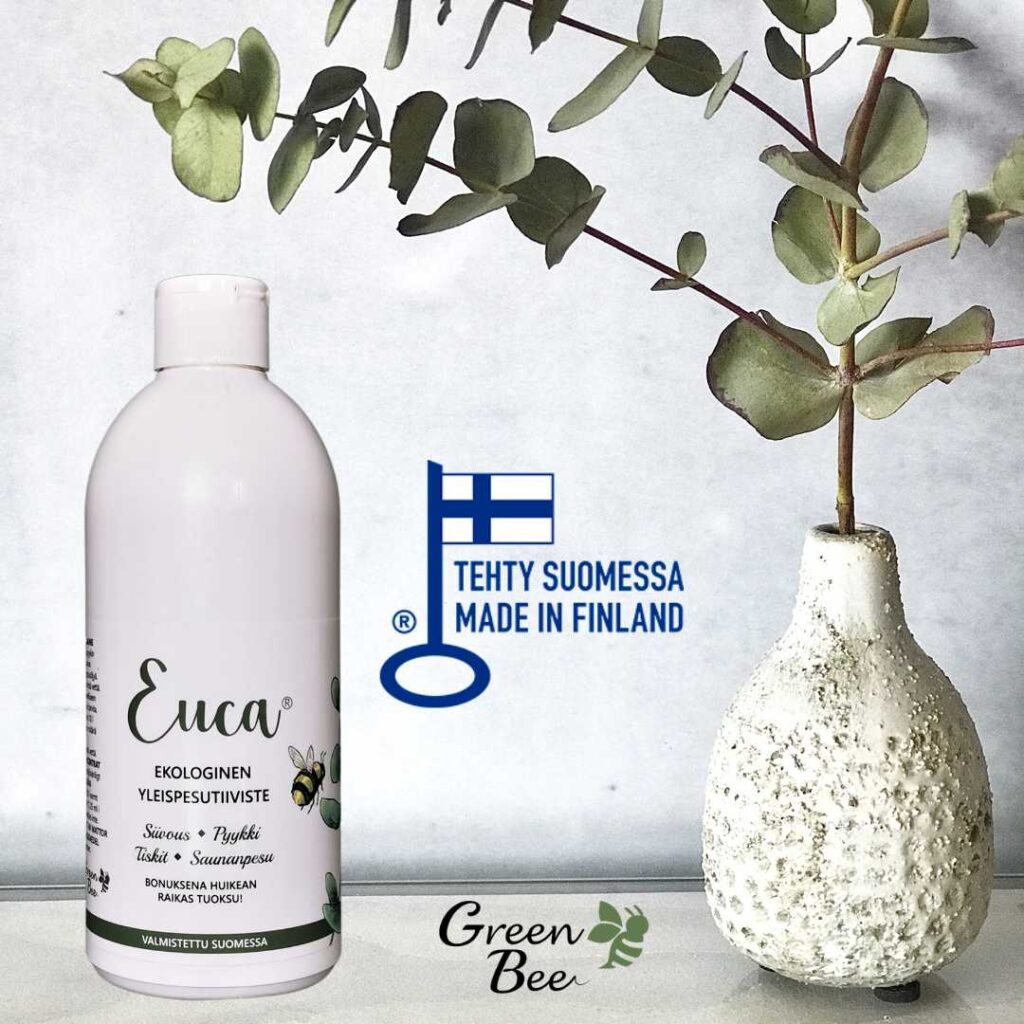 Euca ekopesuaineella on avainlippu.